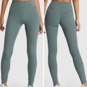 Gymshark Whitney High Rise Leggings - Eucalyptus